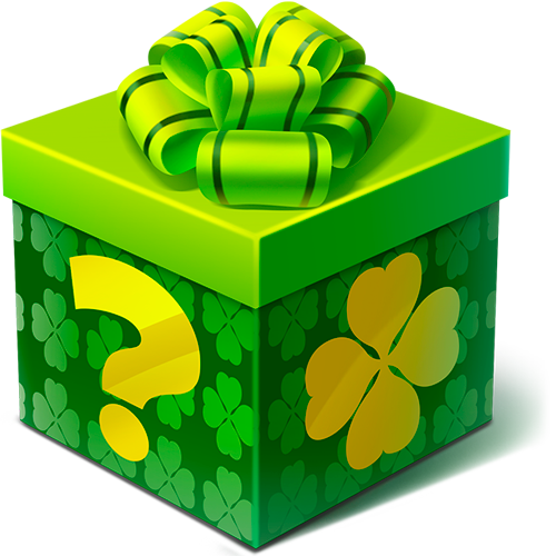 Green Shamrock Mystery Box
