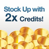 Stock Up on Double Credits